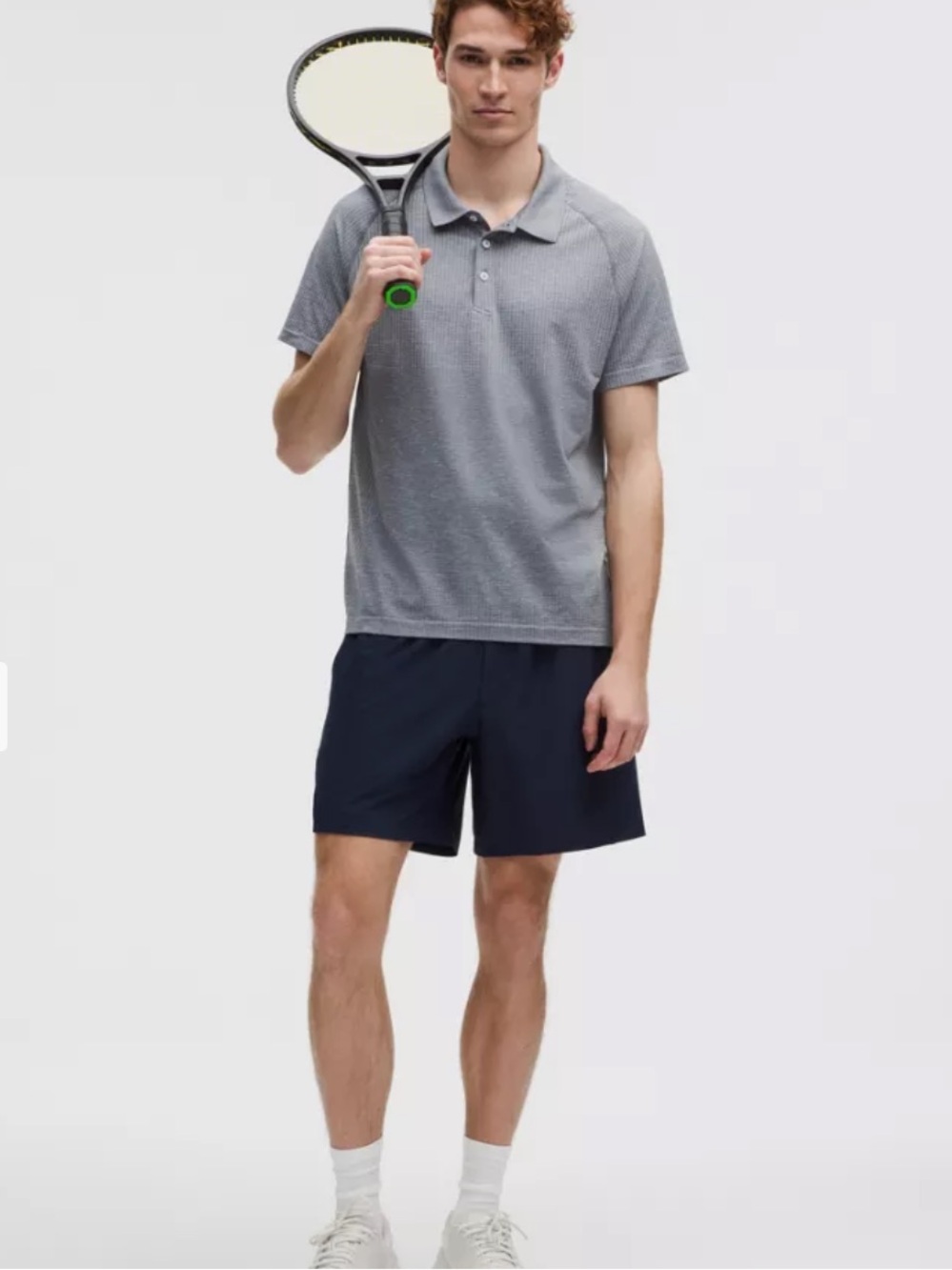 Metal Vent Tech Polo Shirt Double Dye
